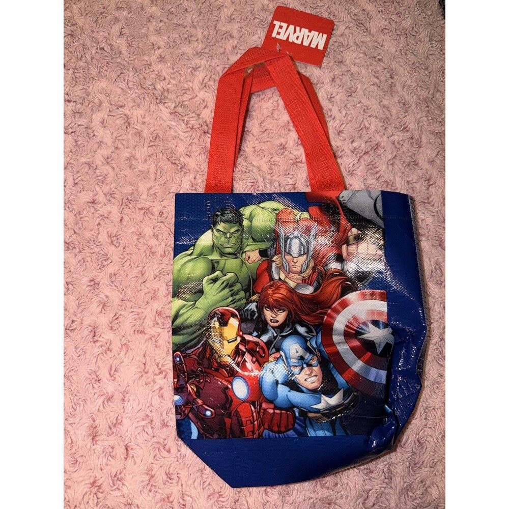Marvel The Avengers Hulk Iron Man Captain America Thor Small Bag Sack Tote